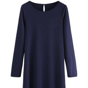 Navy blue dress